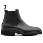 Harris Shoes 1913 Calfskin Leather Chelsea Boots Black