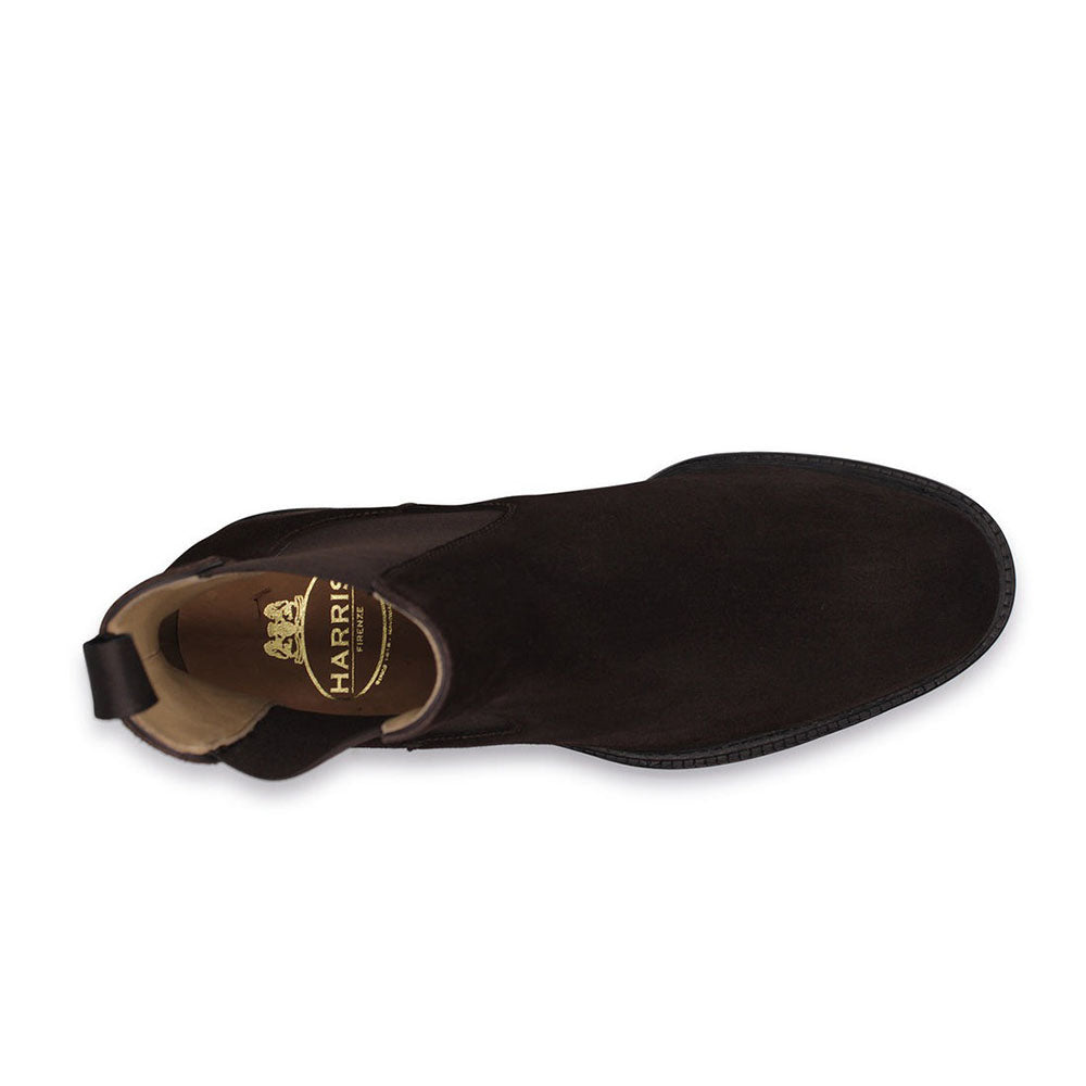 Harris Shoes 1913 Calfskin Leather Chelsea Boots Brown
