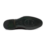 Harris Shoes 1913 Calfskin Leather Double Buckle Shoes Brown