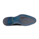 Harris Shoes 1913 Calfskin Leather Double Buckle Shoes Verde