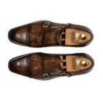 Harris Shoes 1913 Calfskin Leather Shoes Brown