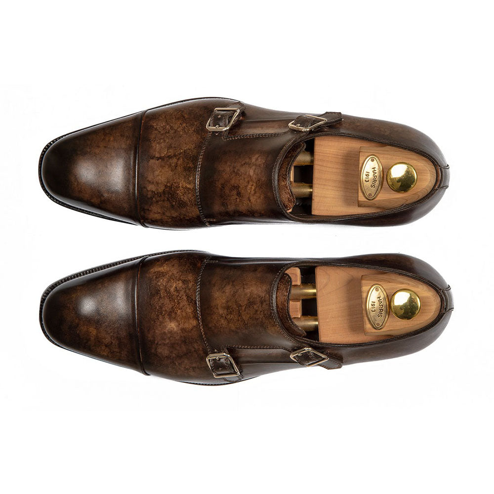 Harris Shoes 1913 Calfskin Leather Shoes Brown