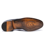 Harris Shoes 1913 Calfskin Leather Tassel Loafers Blue
