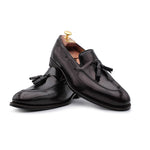 Harris Shoes 1913 Calfskin Leather Tassel Loafers Bordeaux