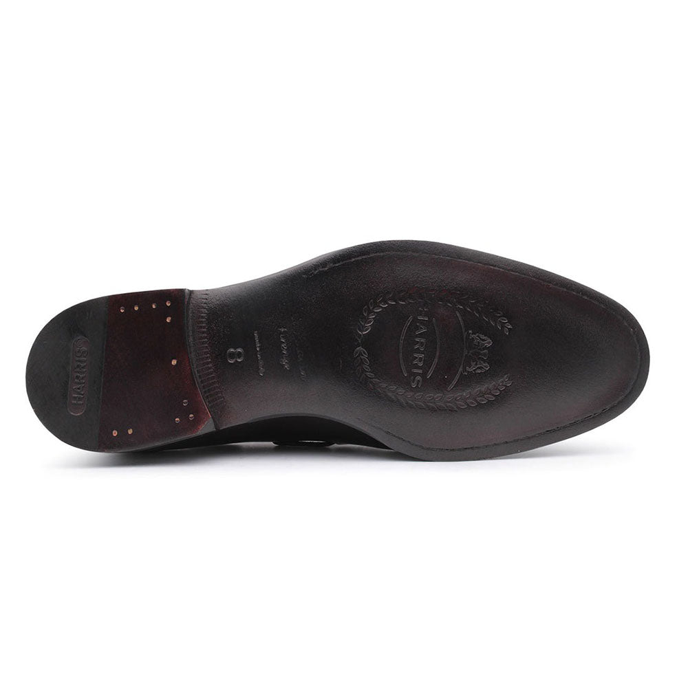 Harris Shoes 1913 Calfskin Leather Tassel Loafers Bordeaux