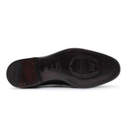 Harris Shoes 1913 Calfskin Leather Tassel Moccasin Black