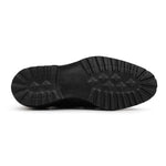 Harris Shoes 1913 Calfskin Leather Wingtip Shoes Black