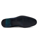 Harris Shoes 1913 Calfskin Slip-on Loafers Blue