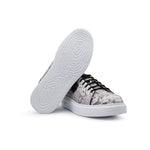 Harris Shoes 1913 Genuine Python Leather Sneakers Grey/ Black