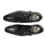 Harris Shoes 1913 Genuine Crocodile Buckle shoes Nero
