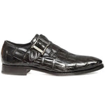 Harris Shoes 1913 Genuine Crocodile Buckle shoes Nero