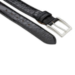 Harris Shoes 1913 Genuine Crocodile Leather Belt Black