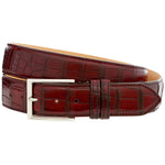 Harris Shoes 1913 Genuine Crocodile Leather Belt Marrone