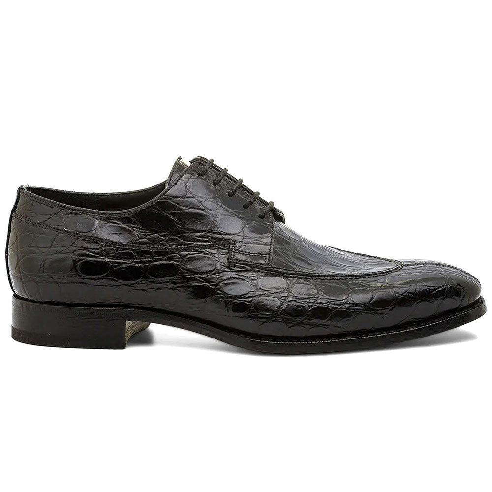 Harris Shoes 1913 Genuine Crocodile Oxfords Black