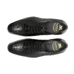 Harris Shoes 1913 Genuine Crocodile Oxfords Nero