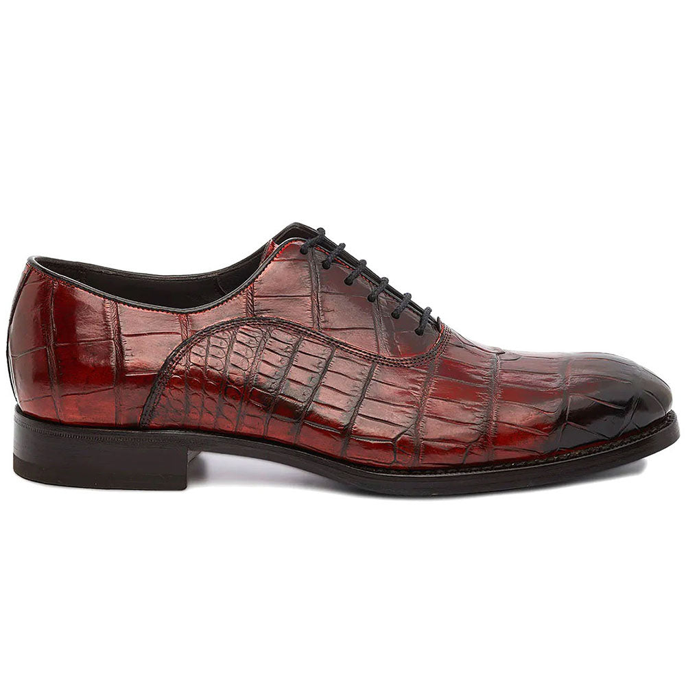 Harris Shoes 1913 Genuine Crocodile Shoes Orange