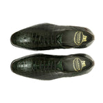 Harris Shoes 1913 Genuine Crocodile Shoes Verde