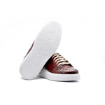 Harris Shoes 1913 Genuine Crocodile Sneakers Brown