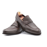 Harris Shoes 1913 Grained Leather Moccasin Moorish Head
