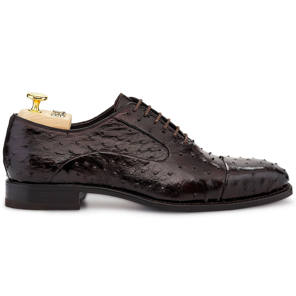 Harris Shoes 1913 Larkskin Leather Shoes Burgundy