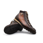 Harris Shoes 1913 Leather Ankle Boots Brown