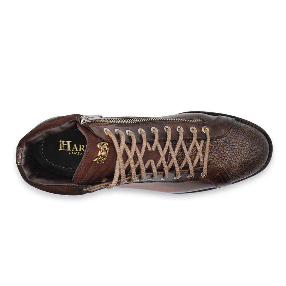 Harris Shoes 1913 Leather Ankle Boots Brown