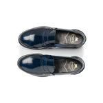 Harris Shoes 1913 Leather Loafers Blu