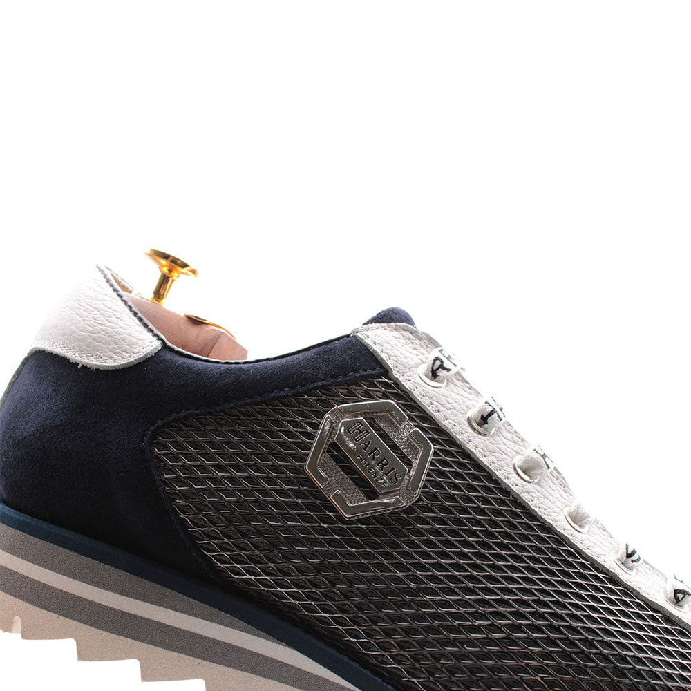 Harris Shoes 1913 Leather Sneakers Metal