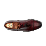 Harris Shoes 1913 Leather Stringed Cap Toe Oxfords Bord