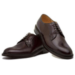 Harris Shoes 1913 Leather Stringed Derby Bordeaux