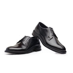 Harris Shoes 1913 Leather Stringed Derby Nero