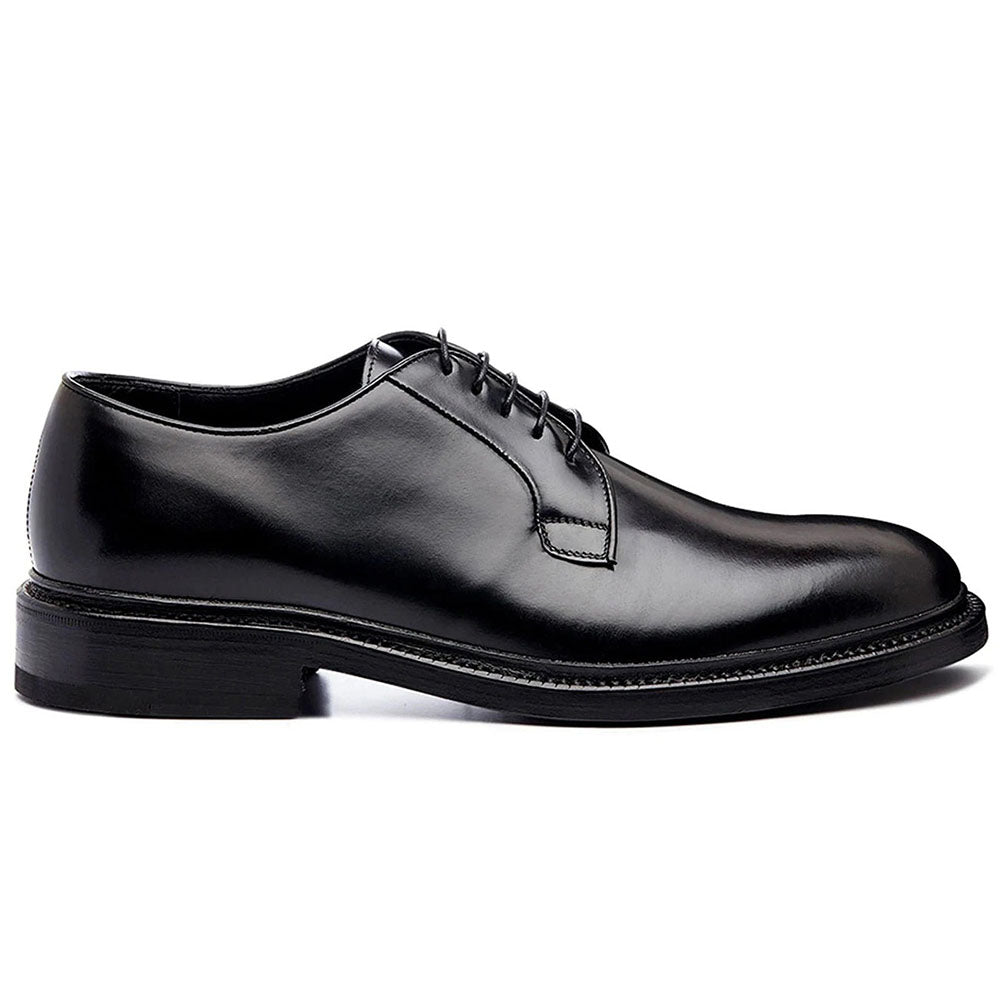 Harris Shoes 1913 Leather Stringed Derby Nero