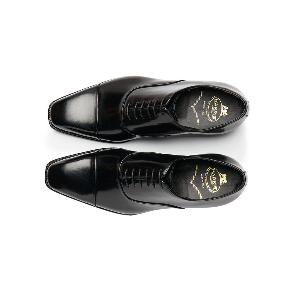 Harris Shoes 1913 Leather Stringed Lace-up Shoes Nero