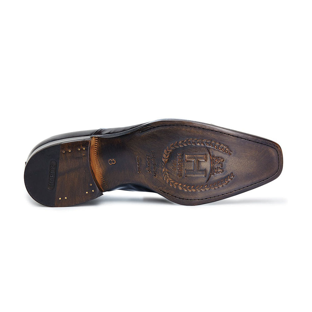 Harris Shoes 1913 Leather Stringed Lace-up Shoes Nero