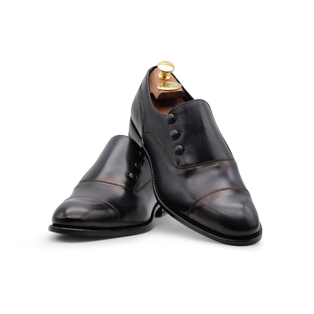 Harris Shoes 1913 Leather Stringed Shoes Black