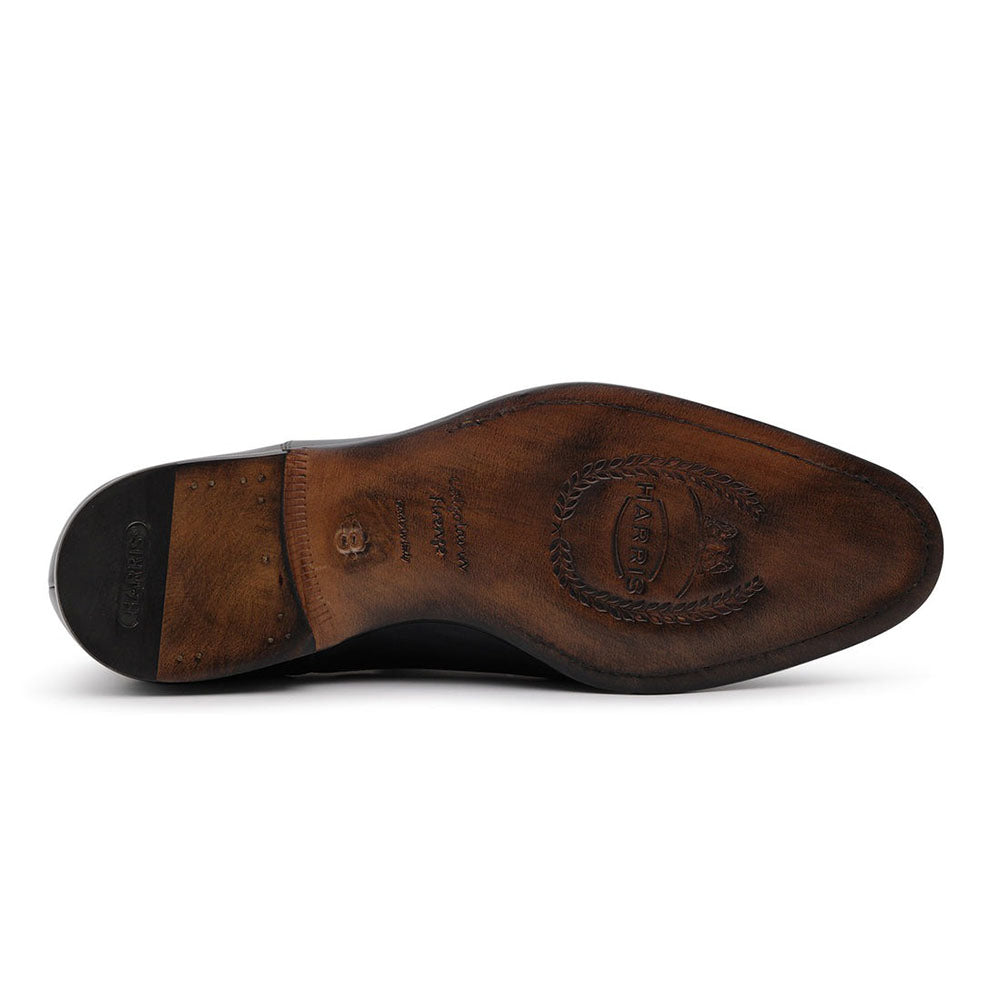 Harris Shoes 1913 Leather Stringed Shoes Black