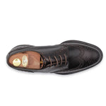 Harris Shoes 1913 Leather Stringed Wingtip Oxfords Brown