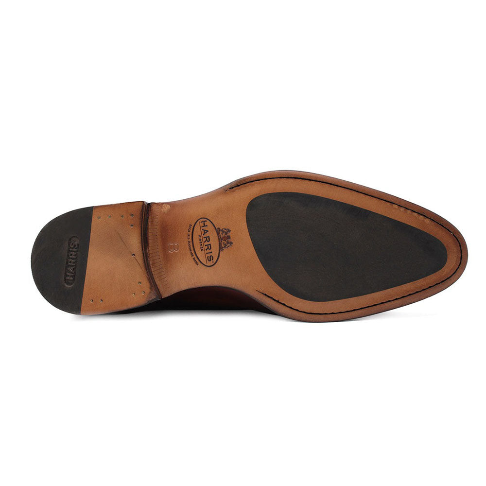 Harris Shoes 1913 Leather Wholecut Oxfords Marrone