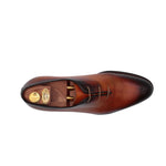 Harris Shoes 1913 Leather Wholecut Oxfords Orange