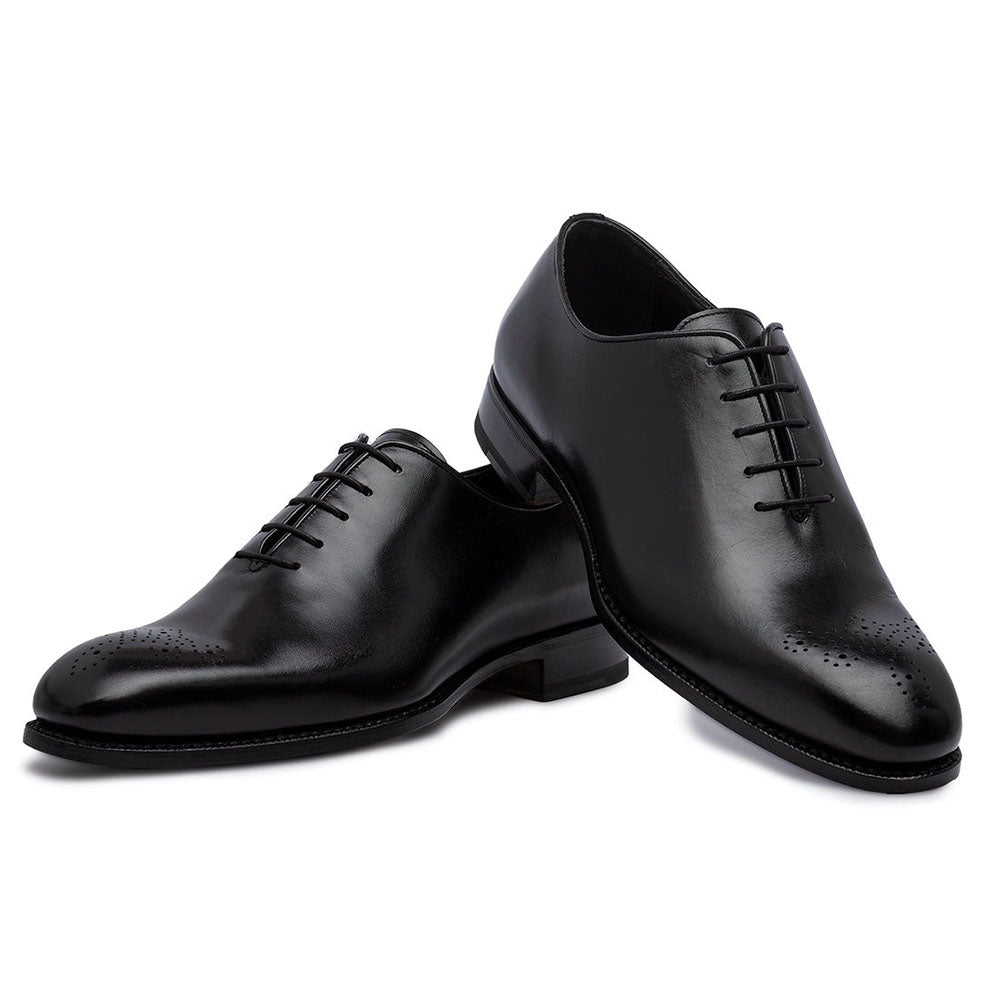 Harris Shoes 1913 Leather Wholecut Shoes Nero