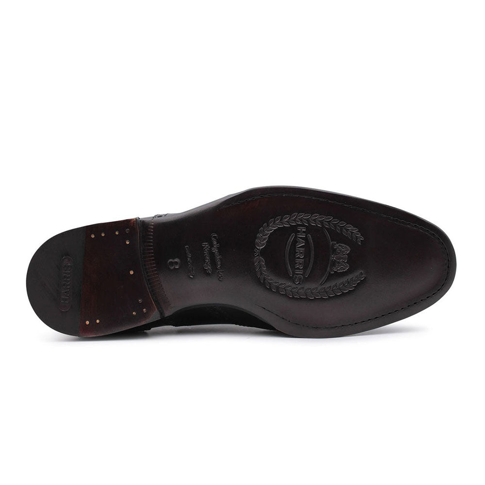 Harris Shoes 1913 Leather Wingtip Shoes Black
