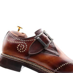 Harris Shoes 1913 Mono Leather Buckle Shoes Brown