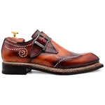 Harris Shoes 1913 Mono Leather Buckle Shoes Brown