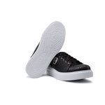 Harris Shoes 1913 Natural Python Leather Sneakers Nero