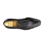 Harris Shoes 1913 Ostrich Stringed Shoes Nero
