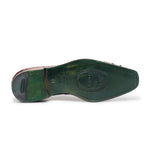 Harris Shoes 1913 Ostrich Stringed Shoes Tobacco