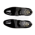 Harris Shoes 1913 Patent Moccasin Nero