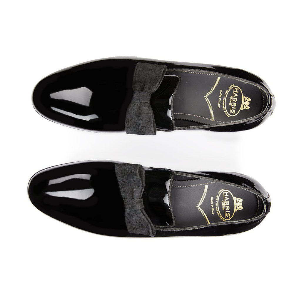Harris Shoes 1913 Patent Moccasin Nero