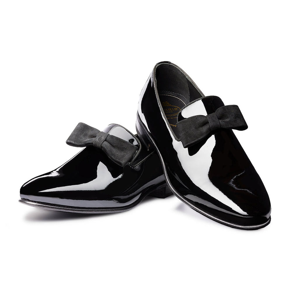 Harris Shoes 1913 Patent Moccasin Nero