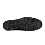 Harris Shoes 1913 Quilted Leather Sneakers Blue